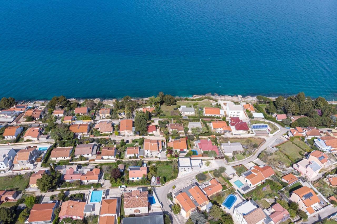 Villa Milena With Pool And Sea View Црвени-Врх Экстерьер фото