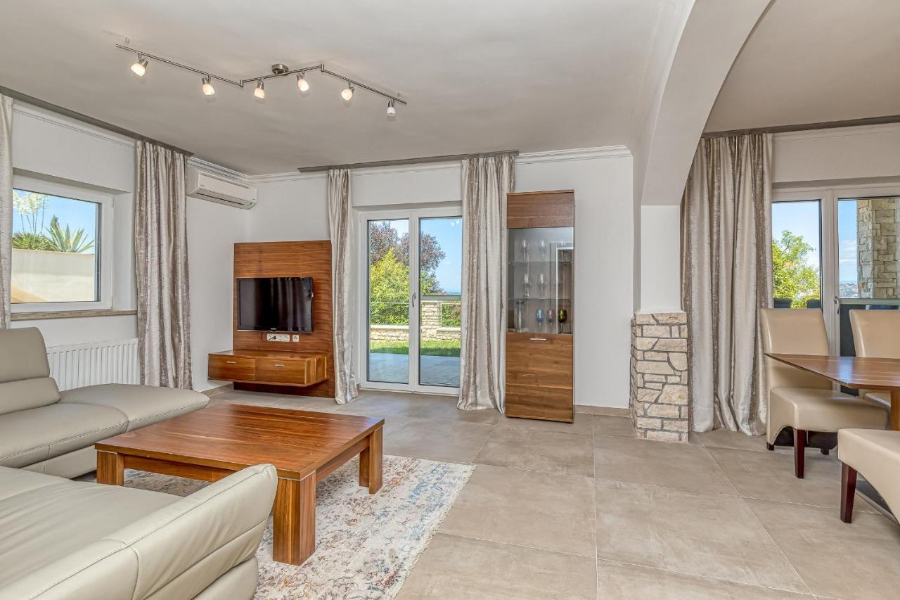 Villa Milena With Pool And Sea View Црвени-Врх Экстерьер фото